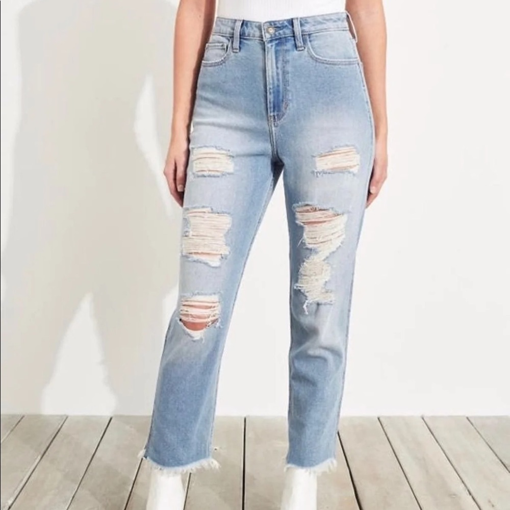 Hollister mom jeans